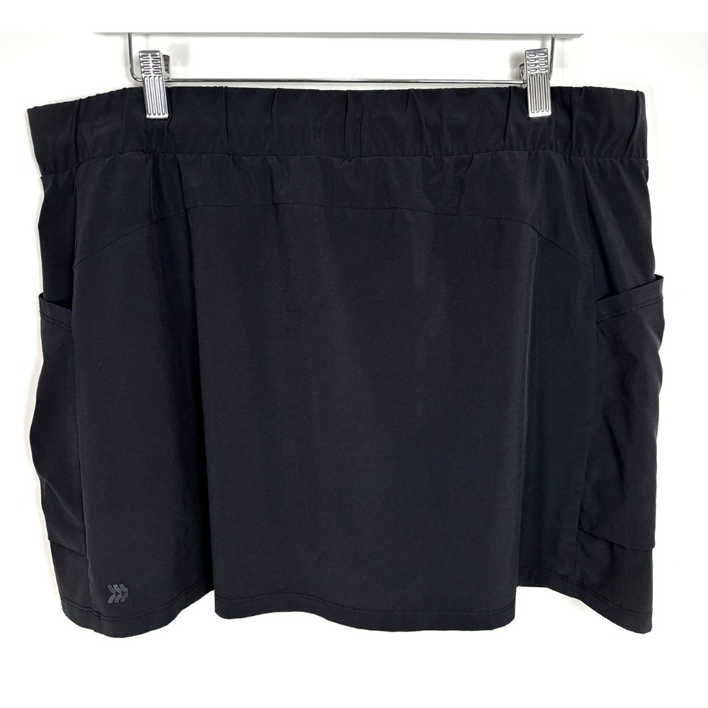 All In Motion Skirt Skort XXL Black Tennis Golf Athletic Sport Women's Pockets - Picture 2 of 5